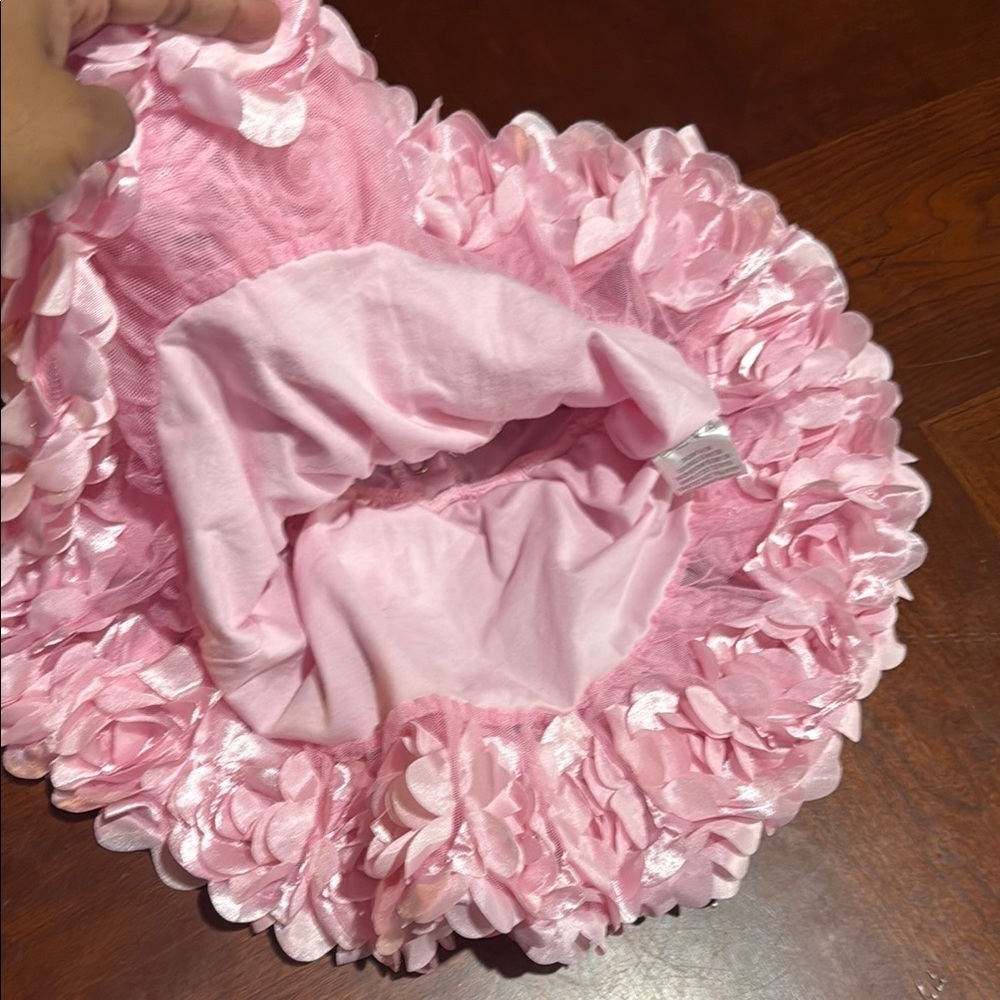 Nanette Baby Pink Ruffled Babydoll Dress with Puff Sleeves - Picture 3 of 8